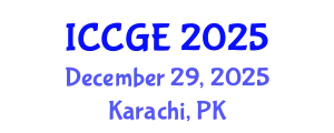 International Conference on Civil and Geological Engineering (ICCGE) December 29, 2025 - Karachi, Pakistan