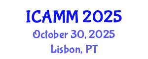 International Conference on Applied Mechanics and Mathematics (ICAMM) October 30, 2025 - Lisbon, Portugal