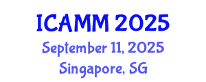 International Conference on Applied Mechanics and Mathematics (ICAMM) September 11, 2025 - Singapore, Singapore