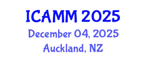 International Conference on Applied Mechanics and Mathematics (ICAMM) December 04, 2025 - Auckland, New Zealand