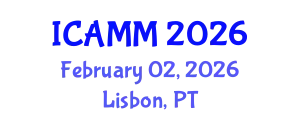 International Conference on Applied Mechanics and Mathematics (ICAMM) February 02, 2026 - Lisbon, Portugal