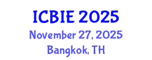 International Conference on Business and Information Engineering (ICBIE) November 27, 2025 - Bangkok, Thailand
