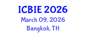 International Conference on Business and Information Engineering (ICBIE) March 09, 2026 - Bangkok, Thailand