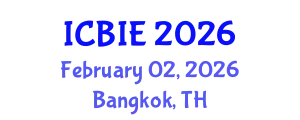 International Conference on Business and Information Engineering (ICBIE) February 02, 2026 - Bangkok, Thailand