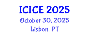 International Conference on Information and Communication Engineering (ICICE) October 30, 2025 - Lisbon, Portugal