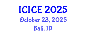 International Conference on Information and Communication Engineering (ICICE) October 23, 2025 - Bali, Indonesia