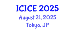 International Conference on Information and Communication Engineering (ICICE) August 21, 2025 - Tokyo, Japan