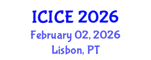 International Conference on Information and Communication Engineering (ICICE) February 02, 2026 - Lisbon, Portugal