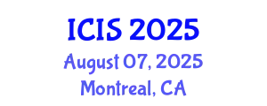 International Conference on Intelligent Systems (ICIS) August 07, 2025 - Montreal, Canada