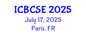 International Conference on Biological and Chemical Systems Engineering (ICBCSE) July 17, 2025 - Paris, France