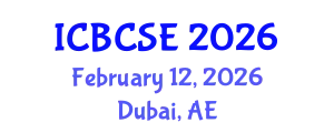 International Conference on Biological and Chemical Systems Engineering (ICBCSE) February 12, 2026 - Dubai, United Arab Emirates