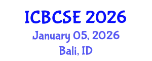 International Conference on Biological and Chemical Systems Engineering (ICBCSE) January 05, 2026 - Bali, Indonesia