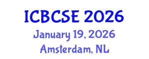 International Conference on Biological and Chemical Systems Engineering (ICBCSE) January 19, 2026 - Amsterdam, Netherlands