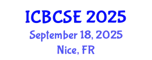 International Conference on Biological and Chemical Systems Engineering (ICBCSE) September 18, 2025 - Nice, France