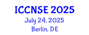 International Conference on Cognitive and Neural Systems Engineering (ICCNSE) July 24, 2025 - Berlin, Germany