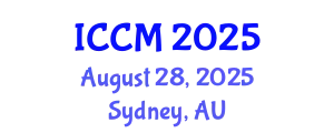 International Conference on Computational Mathematics (ICCM) August 28, 2025 - Sydney, Australia