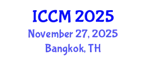 International Conference on Computational Mathematics (ICCM) November 27, 2025 - Bangkok, Thailand