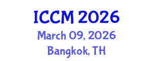 International Conference on Computational Mathematics (ICCM) March 09, 2026 - Bangkok, Thailand