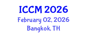 International Conference on Computational Mathematics (ICCM) February 02, 2026 - Bangkok, Thailand