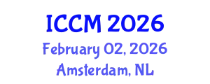 International Conference on Computational Mathematics (ICCM) February 02, 2026 - Amsterdam, Netherlands