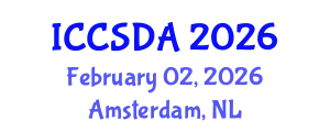 International Conference on Computational Statistics and Data Analysis (ICCSDA) February 02, 2026 - Amsterdam, Netherlands