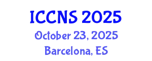 International Conference on Computer Networks and Security (ICCNS) October 23, 2025 - Barcelona, Spain