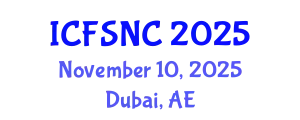 International Conference on Fuzzy Systems and Neural Computing (ICFSNC) November 10, 2025 - Dubai, United Arab Emirates