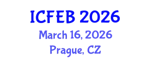 International Conference on Food Engineering and Biotechnology (ICFEB) March 16, 2026 - Prague, Czechia