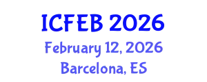 International Conference on Food Engineering and Biotechnology (ICFEB) February 12, 2026 - Barcelona, Spain
