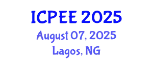 International Conference on Physics and Electronics Engineering (ICPEE) August 07, 2025 - Lagos, Nigeria