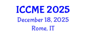 International Conference on Cinema and Media Engineering (ICCME) December 18, 2025 - Rome, Italy