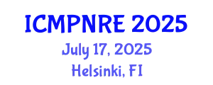 International Conference on Medical Physics, Nuclear and Radiological Engineering (ICMPNRE) July 17, 2025 - Helsinki, Finland