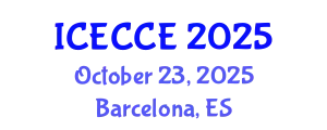 International Conference on Electrical, Computer and Communication Engineering (ICECCE) October 23, 2025 - Barcelona, Spain