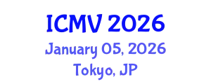 International Conference on Machine Vision (ICMV) January 05, 2026 - Tokyo, Japan