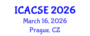 International Conference on Applied Computer Science and Engineering (ICACSE) March 16, 2026 - Prague, Czechia