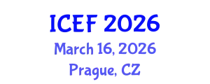 International Conference on Economics and Finance (ICEF) March 16, 2026 - Prague, Czechia