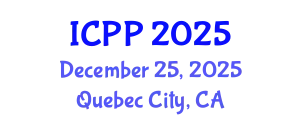 International Conference on Psychiatry and Psychology (ICPP) December 25, 2025 - Quebec City, Canada