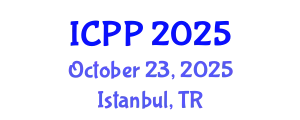 International Conference on Psychiatry and Psychology (ICPP) October 23, 2025 - Istanbul, Turkey