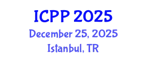 International Conference on Psychiatry and Psychology (ICPP) December 25, 2025 - Istanbul, Turkey