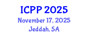 International Conference on Psychiatry and Psychology (ICPP) November 17, 2025 - Jeddah, Saudi Arabia