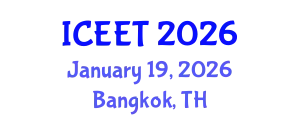 International Conference on Education and Educational Technology (ICEET) January 19, 2026 - Bangkok, Thailand