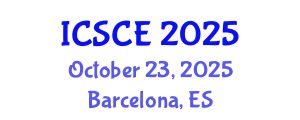 International Conference on Structural and Construction Engineering (ICSCE) October 23, 2025 - Barcelona, Spain