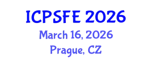 International Conference on Plasma Science and Fusion Engineering (ICPSFE) March 16, 2026 - Prague, Czechia