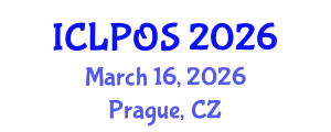 International Conference on Laser Physics and Optical Sciences (ICLPOS) March 16, 2026 - Prague, Czechia