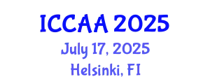 International Conference on Computational Aerodynamics and Aeromechanics (ICCAA) July 17, 2025 - Helsinki, Finland