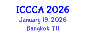 International Conference on Computer Communications and Applications (ICCCA) January 19, 2026 - Bangkok, Thailand