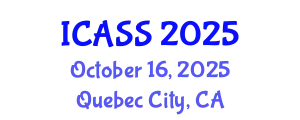 International Conference on Astronomy and Space Sciences (ICASS) October 16, 2025 - Quebec City, Canada