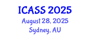 International Conference on Astronomy and Space Sciences (ICASS) August 28, 2025 - Sydney, Australia