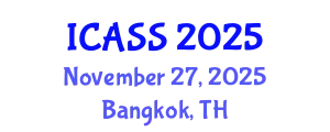 International Conference on Astronomy and Space Sciences (ICASS) November 27, 2025 - Bangkok, Thailand