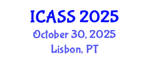 International Conference on Astronomy and Space Sciences (ICASS) October 30, 2025 - Lisbon, Portugal